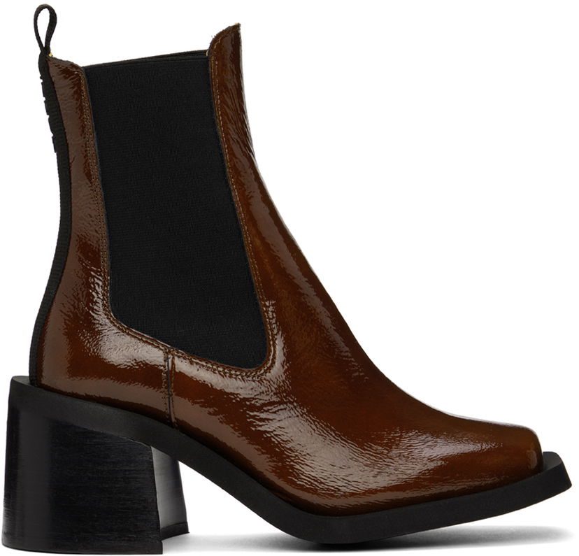 Tenisice i cipele GANNI GANNI Heeled Chelsea Boots Smeđa | S1814