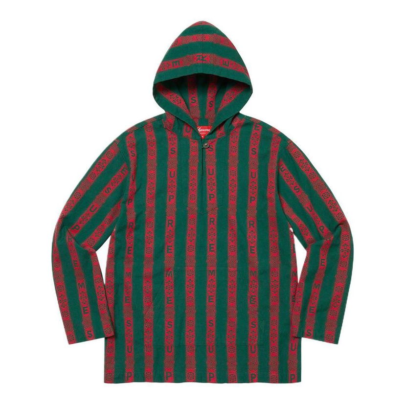 Košulja Supreme Supreme Baja Hooded Shirt Zelena | SUP-SS22-122