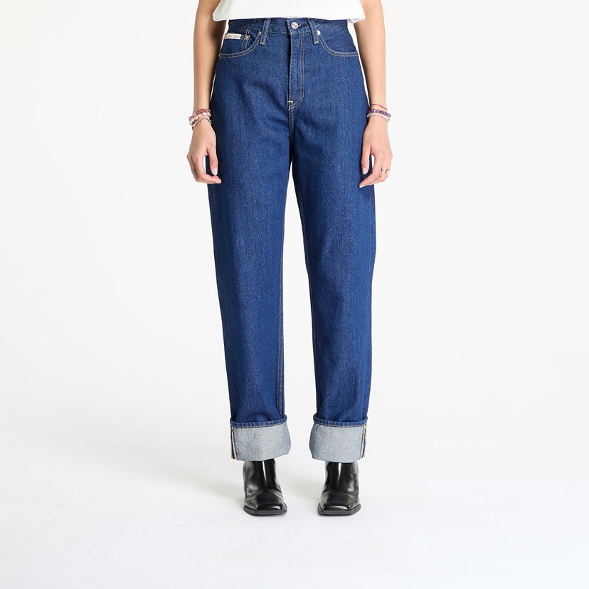 Jeans CALVIN KLEIN Calvin Klein Jeans High Rise Straight Jeans W30/L34 Plava | J20J225128 1AP
