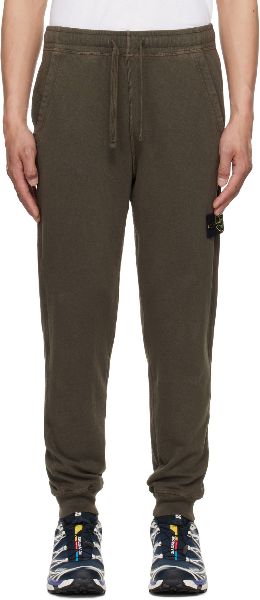 Trenirka Stone Island Stone Island Malfilé Fleece Sweatpants Zelena | K1S15 6200005 S0060