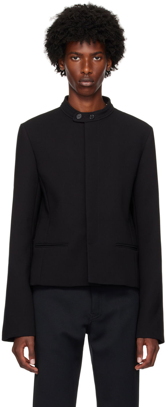 Jakna Courrèges Courrèges Tailored Heritage Jacket Crna | 324CVE092PL0052