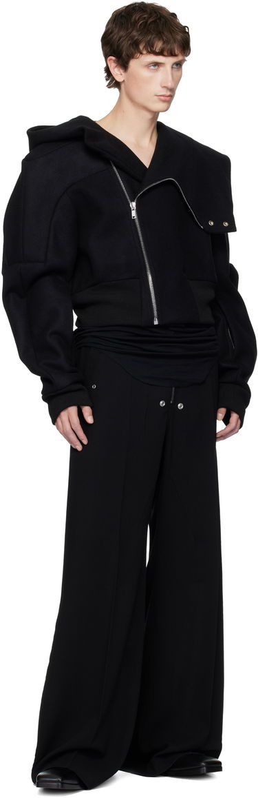 Bomber jakna Rick Owens Rick Owens Concordians Cropped Hooded Flight Bomber Jacket Crna | RU02E1761 WSF, 4