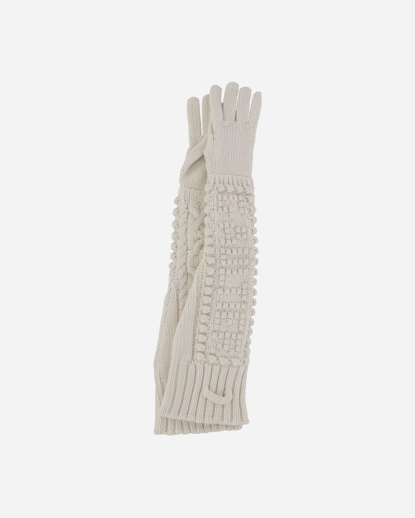 Rukavice Jean Paul Gaultier Long Knitted Gloves Bež | 2431FGN009-M080 64