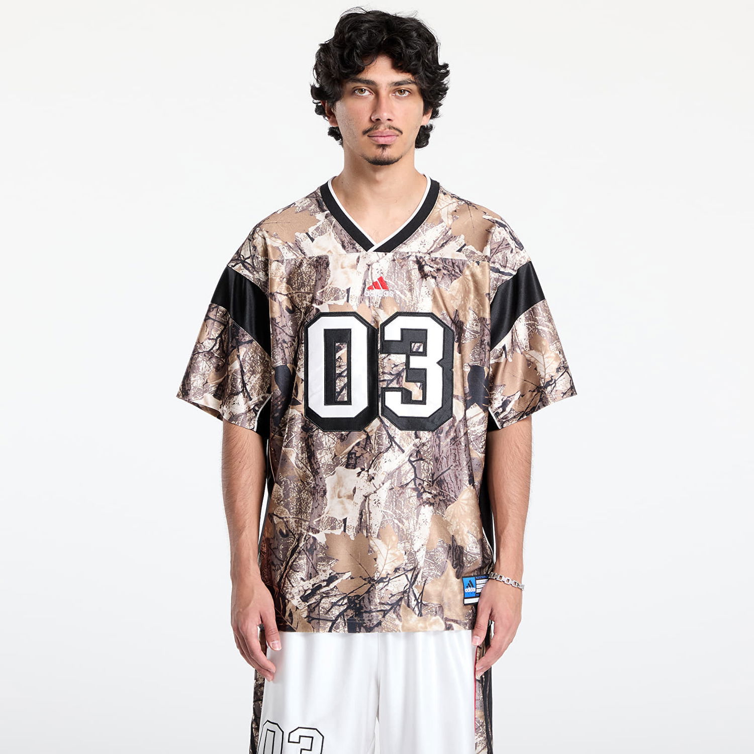 Dres adidas Originals adidas Originals Camo Football Jersey Bež | KD6250, 0