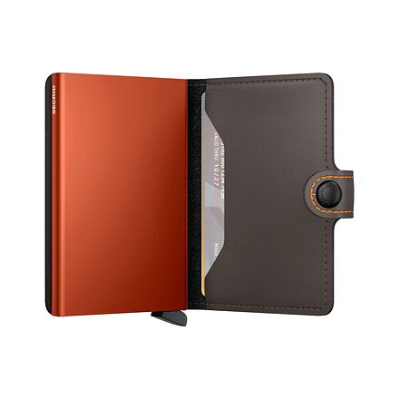 Novčanik Secrid Miniwallet - Matte - Truffle & Orange Crna | MM-Truffle-Orange, 1