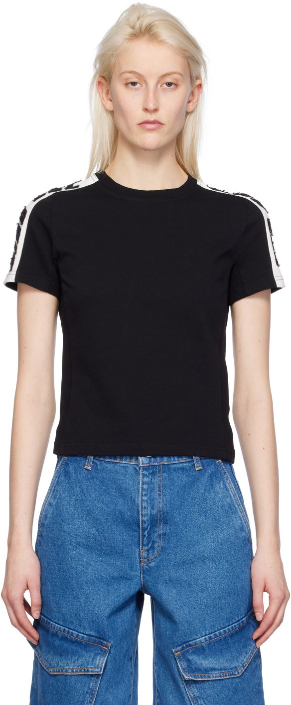 Majica kratkih rukava Dion Lee Dion Lee Slim T-Shirt Crna | C3162PS24