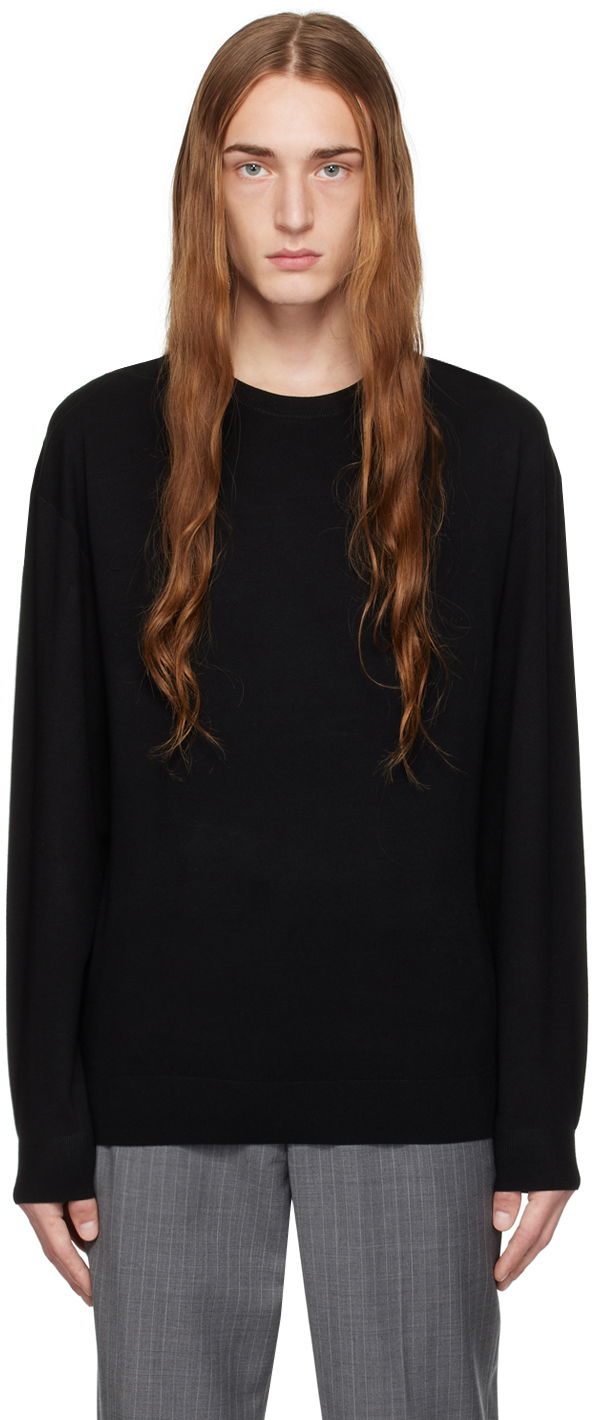 Džemper Helmut Lang Helmut Lang Seamed Sweater Crna | N09HM705