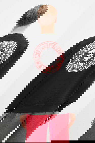 Dukserice AAPE by A Bathing Ape AAPE Basic Crew Neck Sweatshirt Crna | AAPSWMB337XXN, 2