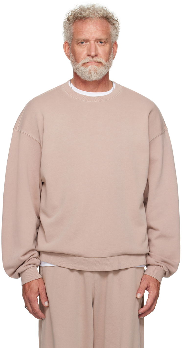 Dukserice SKIMS Terry Relaxed Crewneck Sweatshirt Bež | TP-PLO-5252M