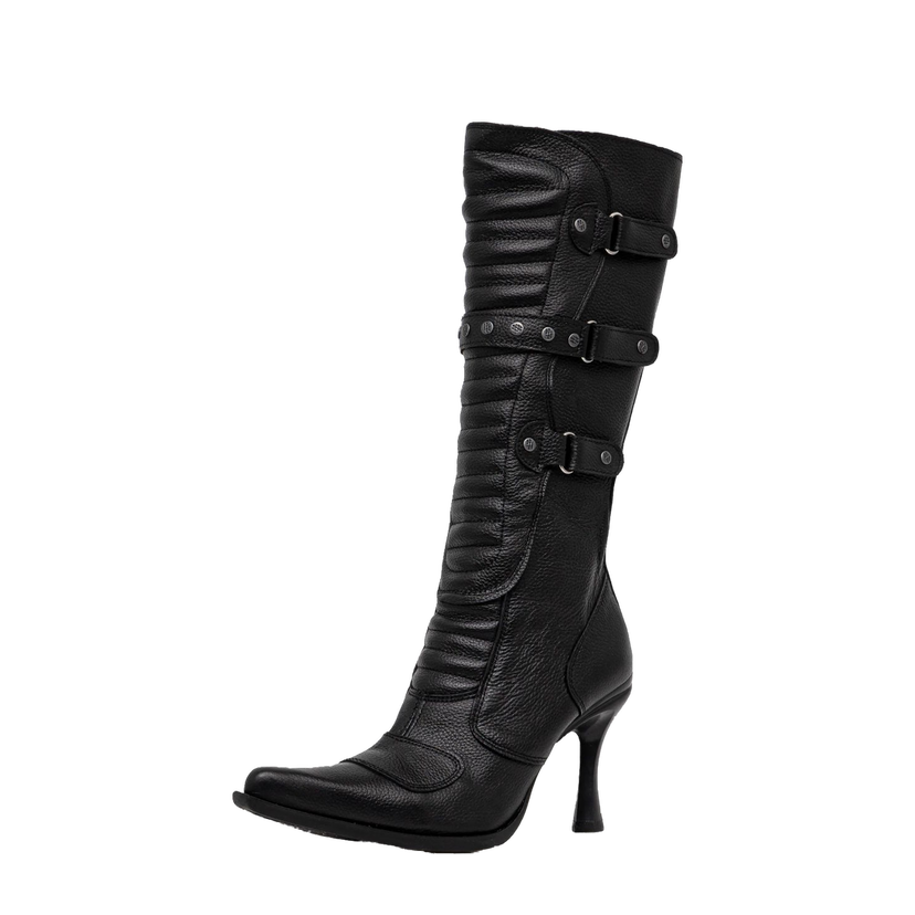 Tenisice i cipele VETEMENTS Biker Boots With Buckles Crna | WA66BO110B