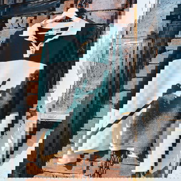 Majica kratkih rukava Footshop Playboy x FTSHP Double Sleeve Polo UNISEX Green Zelena | FTSHP_507, 12