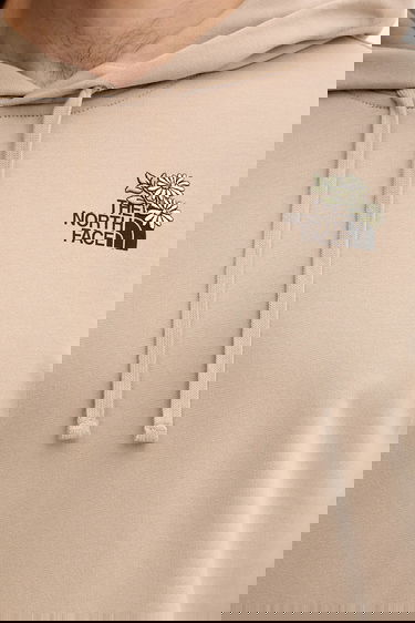 Dukserice The North Face Flowe Dome Cotton Hoodie with Print Bež | NF0A8EGZBOX1, 4