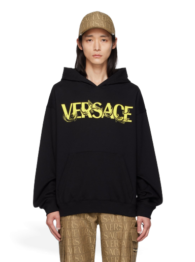 Dukserice Versace Printed Crna | 1010710_1A07769