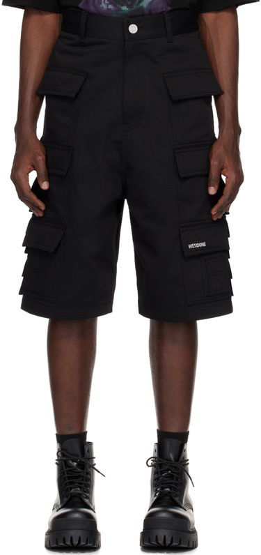 Kratke hlače We11done We11done Flap Pocket Shorts Crna | WD-PT1-24-218-M-BK, 0