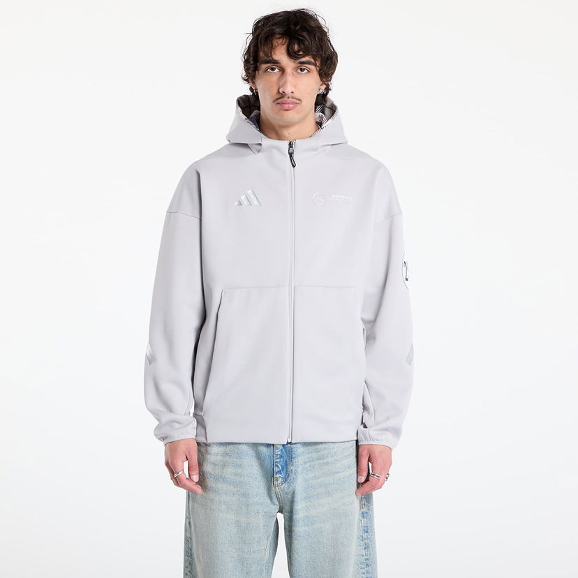 Dukserice adidas Performance adidas x Mercedes AMG Full Zip Hoodie Siva | JW3473
