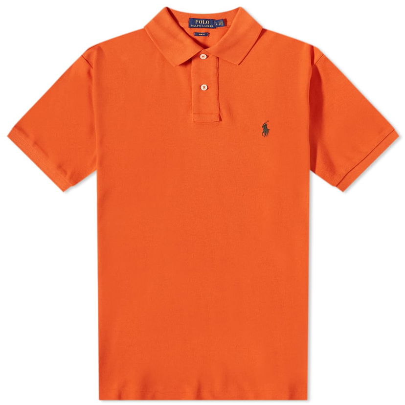 Polo majica Polo by Ralph Lauren Ralph Lauren Slim Fit Polo Narančasta | 710536856296
