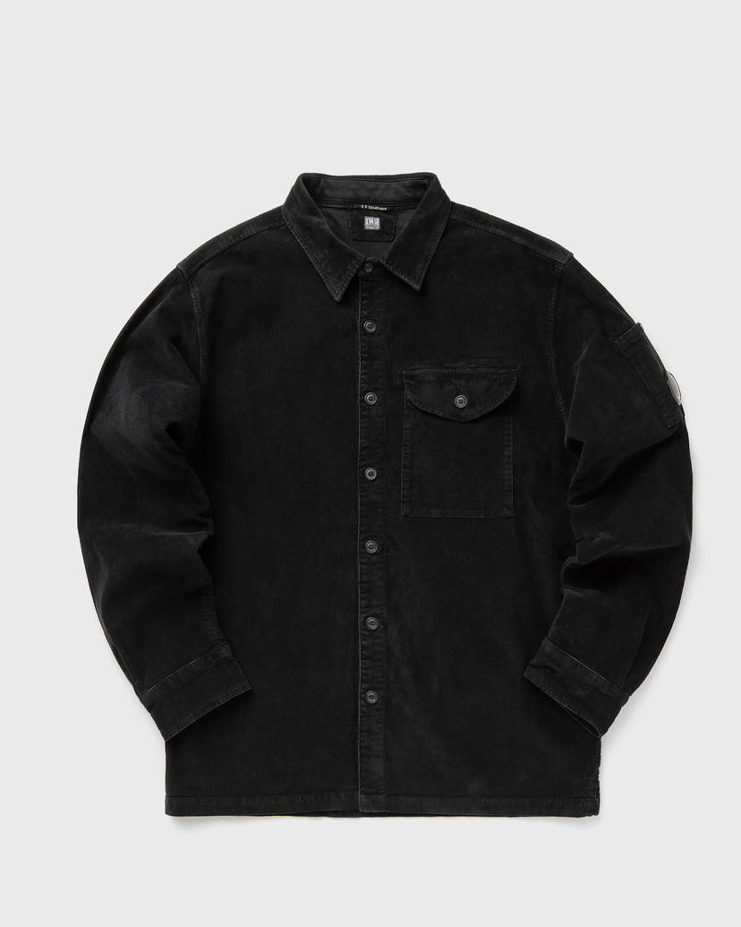 Košulja C.P. Company Corduroy Long Sleeve Shirt Crna | 19CMSH071A006410O-999