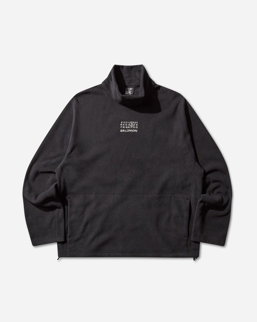 Dukserice Maison Margiela High Neck Longsleeve Fleece Pullover Crna | SH0NH0019 899