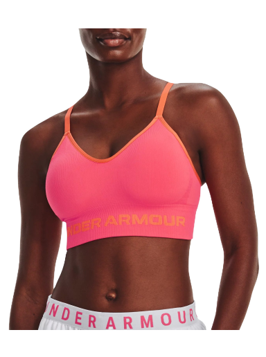Grudnjak Under Armour Seamless Low Long Rib Bra Narančasta | 1373870-683