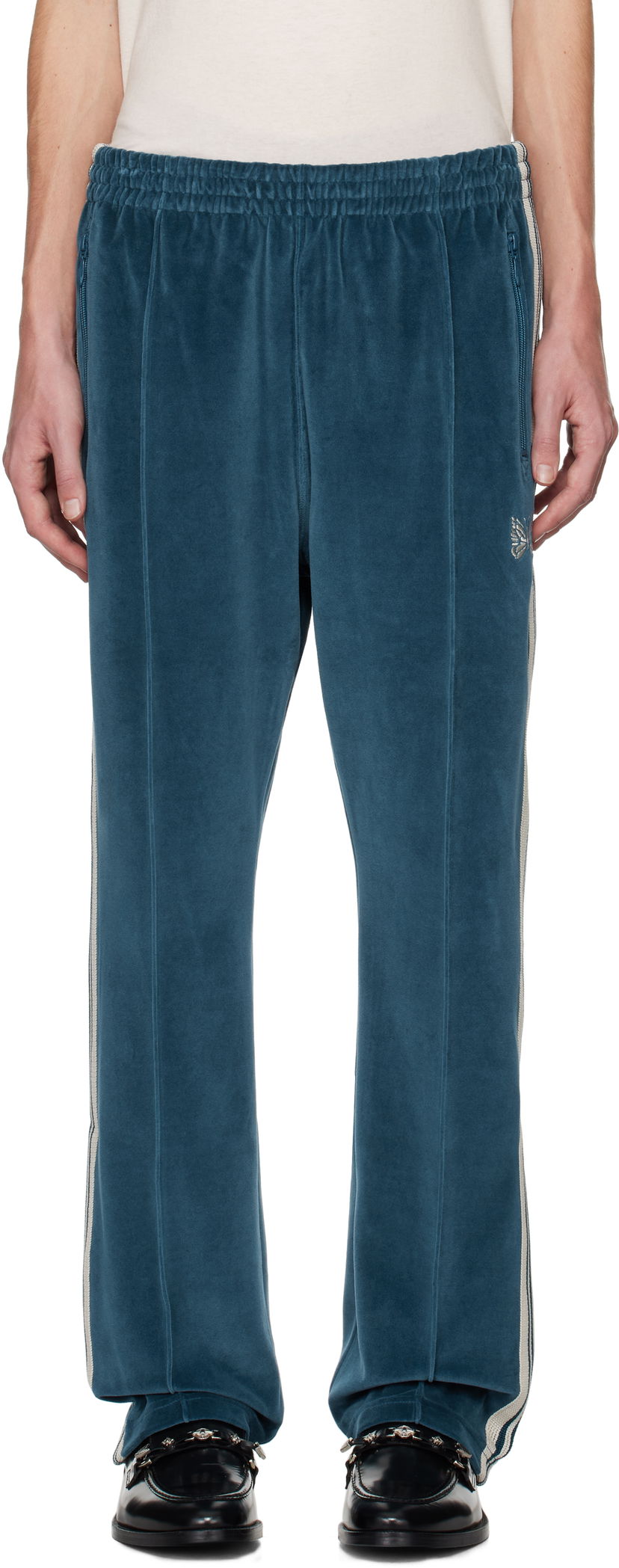 Trenirka Needles Narrow Track Pants Plava | PU280