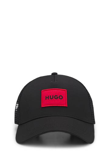 Kapa BOSS HUGO Twill Trucker Cap with Logo Label Crna | 50519398, 0