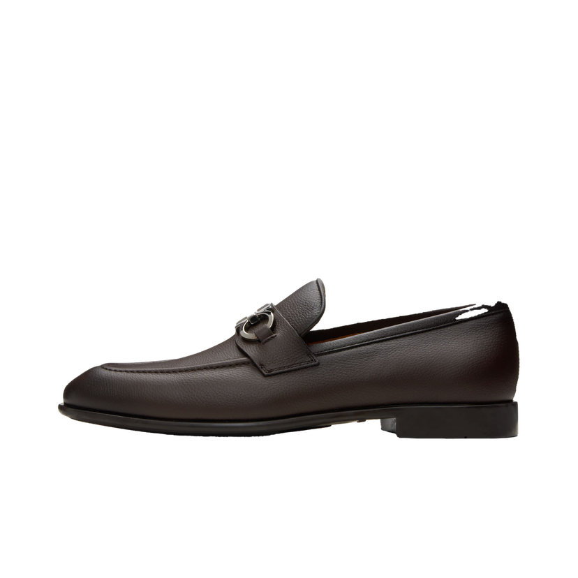Tenisice i cipele FERRAGAMO Salvatore Ferragamo Gancini Ornament Loafers Smeđa | 775115