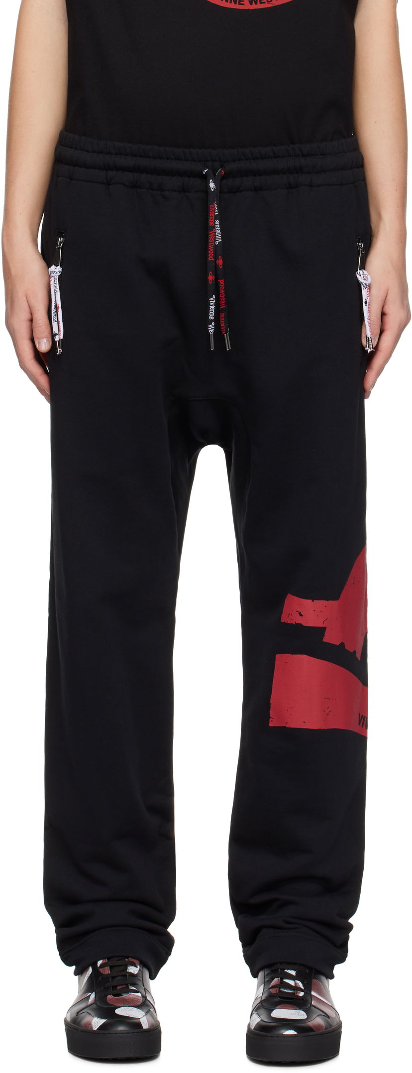 Trenirka Vivienne Westwood Football Sweatpants Crna | 3J01000O-J006O-