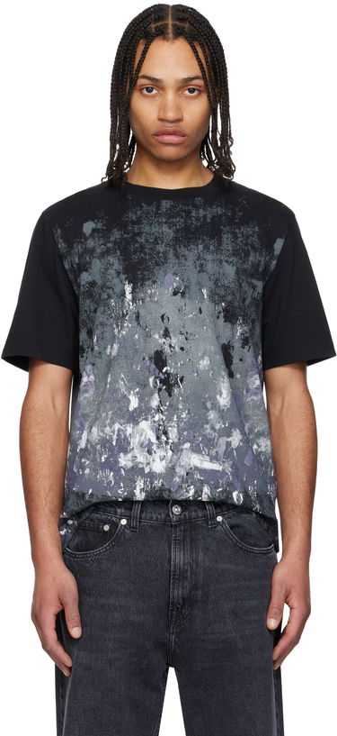 Majica kratkih rukava rag & bone Rag & Bone Splatter Print T-Shirt Crna | MBC25ST033KJ33, 0