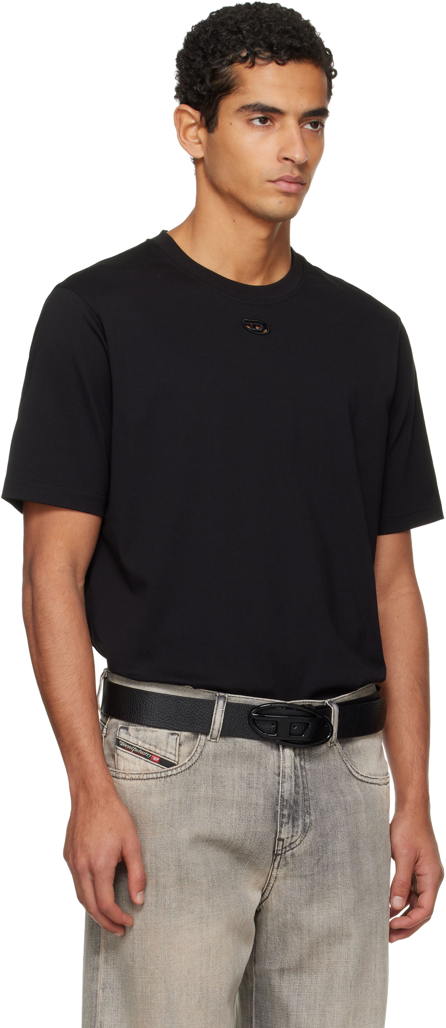 Majica kratkih rukava Diesel T-Adjust-Marey T-shirt Crna | A19420-0NIAX-9XX, 1