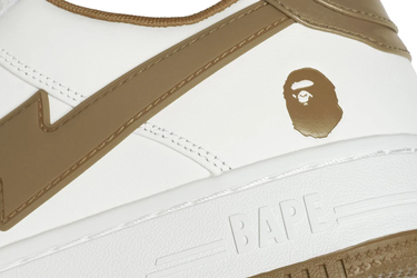 Tenisice i cipele BAPE Bape Sta OS #2 White/Beige Bijela | 1K20-191-314-BEI, 4