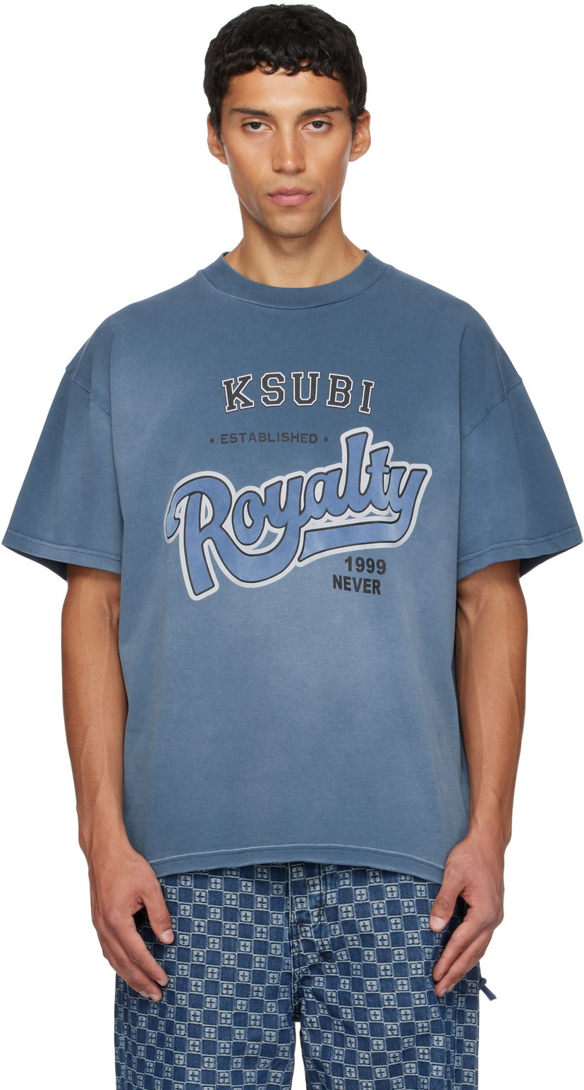Majica kratkih rukava Ksubi Ksubi Champions Ekcess Short Sleeve T-Shirt Plava | MFA25TE009