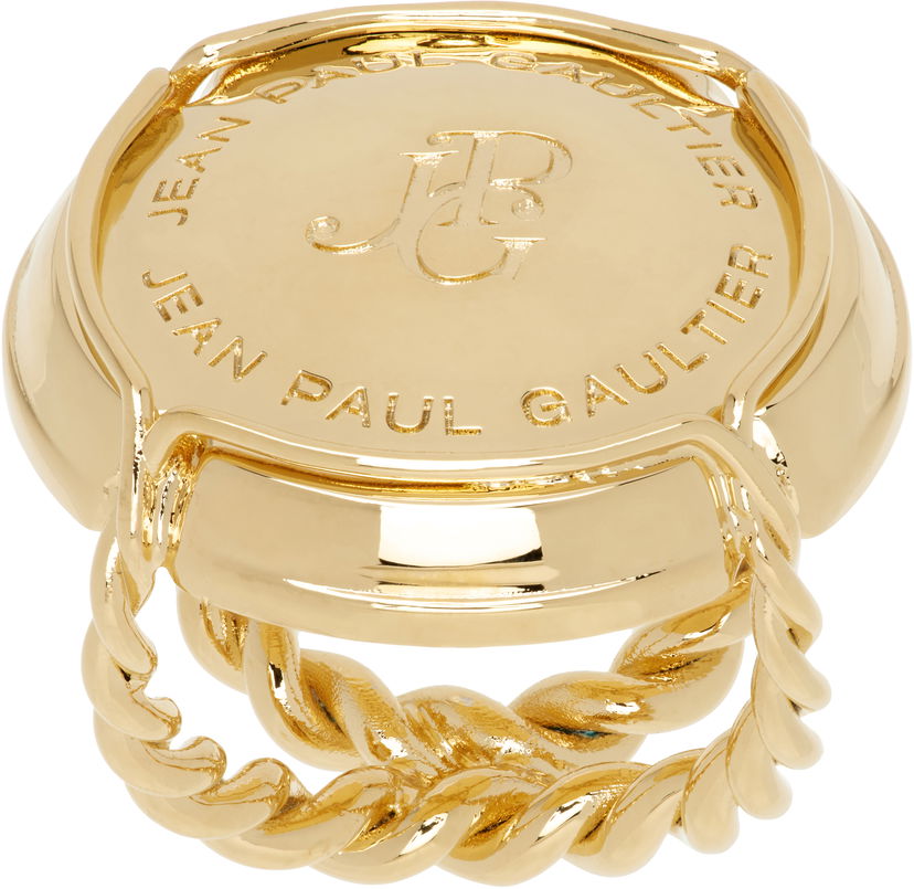 Prsten Jean Paul Gaultier Jean Paul Gaultier 'The Champagne' Gold Ring Žuta | 25/03-W-JW004-X053-92