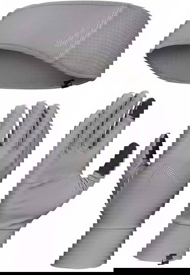Rukavice Nike Essential Running Gloves & Headband Set Siva | 938518-029, 0