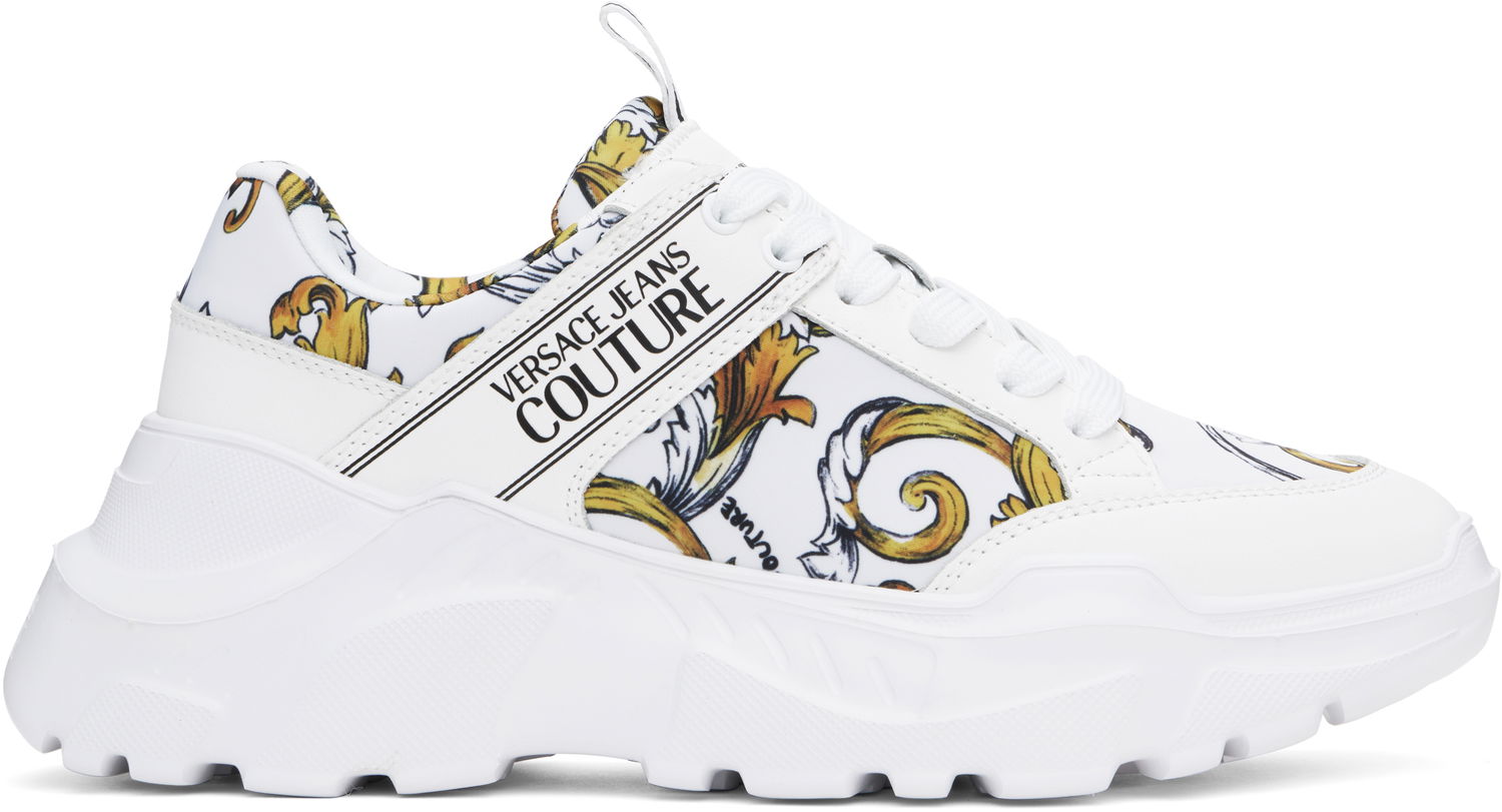 Tenisice i cipele Versace Versace Jeans Couture Chain Couture Speedtrack Bijela | E78YA3SC2_EZSC54, 0