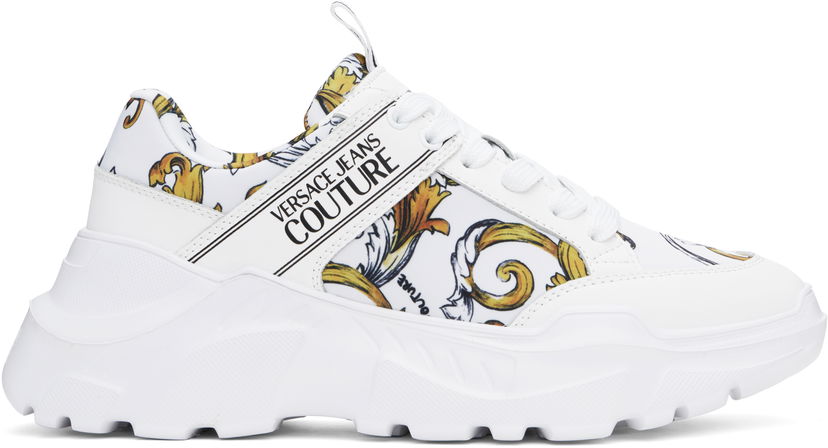 Tenisice i cipele Versace Versace Jeans Couture Chain Couture Speedtrack Bijela | E78YA3SC2_EZSC54