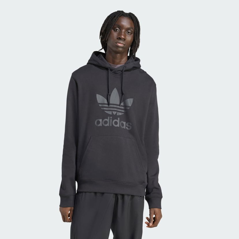 Dukserice adidas Performance Adicolor Classics Trefoil Hoodie Crna | JY3766