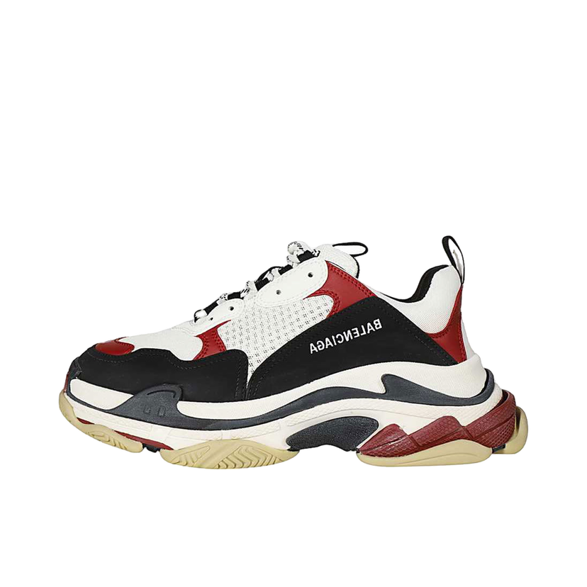 Tenisice i cipele Balenciaga Triple S "White Black Crimson" Crvena | 536737 W09OM 1073
