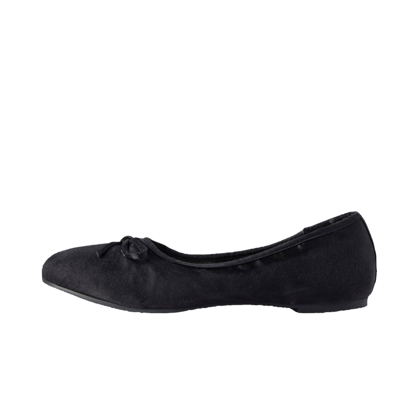 Tenisice i cipele Balenciaga Leopold Ballerina "Black Satin" W Crna | 748222W2H821000