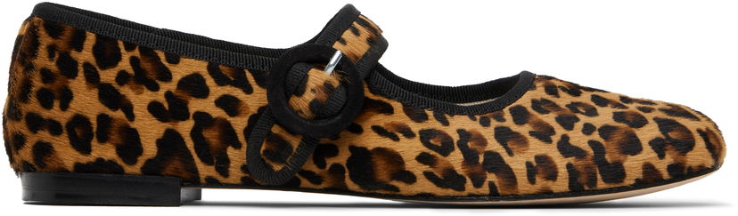 Haljina Repetto Repetto Georgia Mary Jane Square-Toe Ballerinas Smeđa | V4141PONY