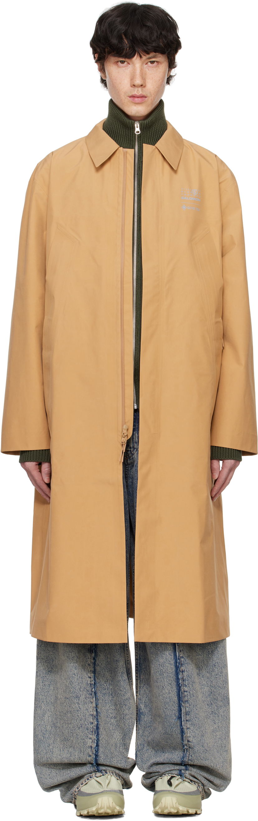 Kaputi Maison Margiela Edition Trench Coat Bež | SH0AH0003 M35200