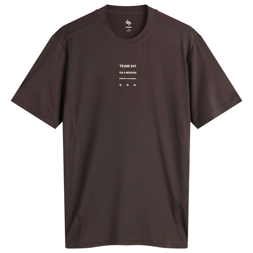 Majica kratkih rukava Represent Clo 247 Short Sleeve Runner T-Shirt Smeđa | 247M100018-17