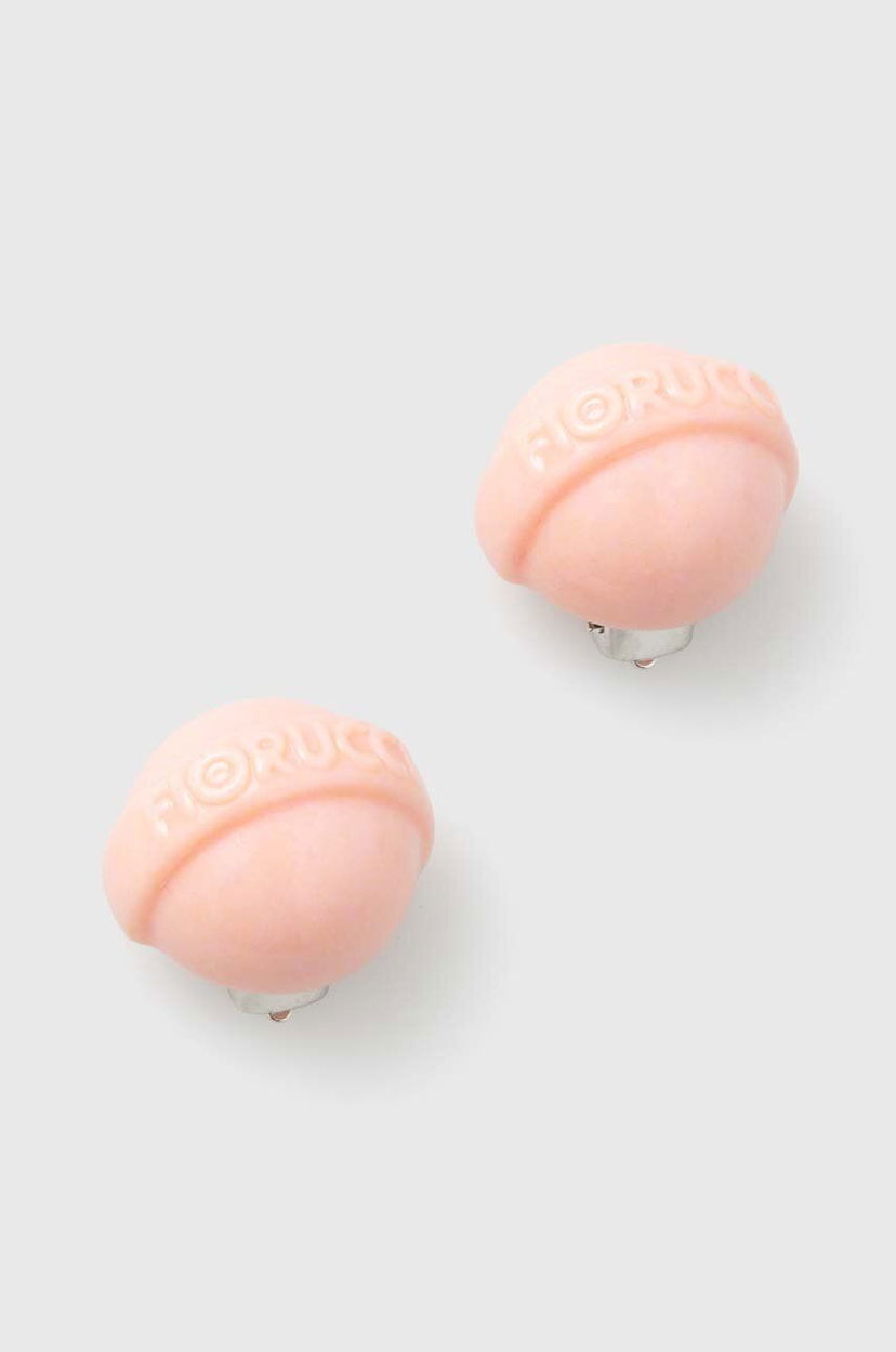 Naušnice Fiorucci Fiorucci Mini Lollipop Clip Earrings Ružičasta | U01FPAJE145PT01PN02