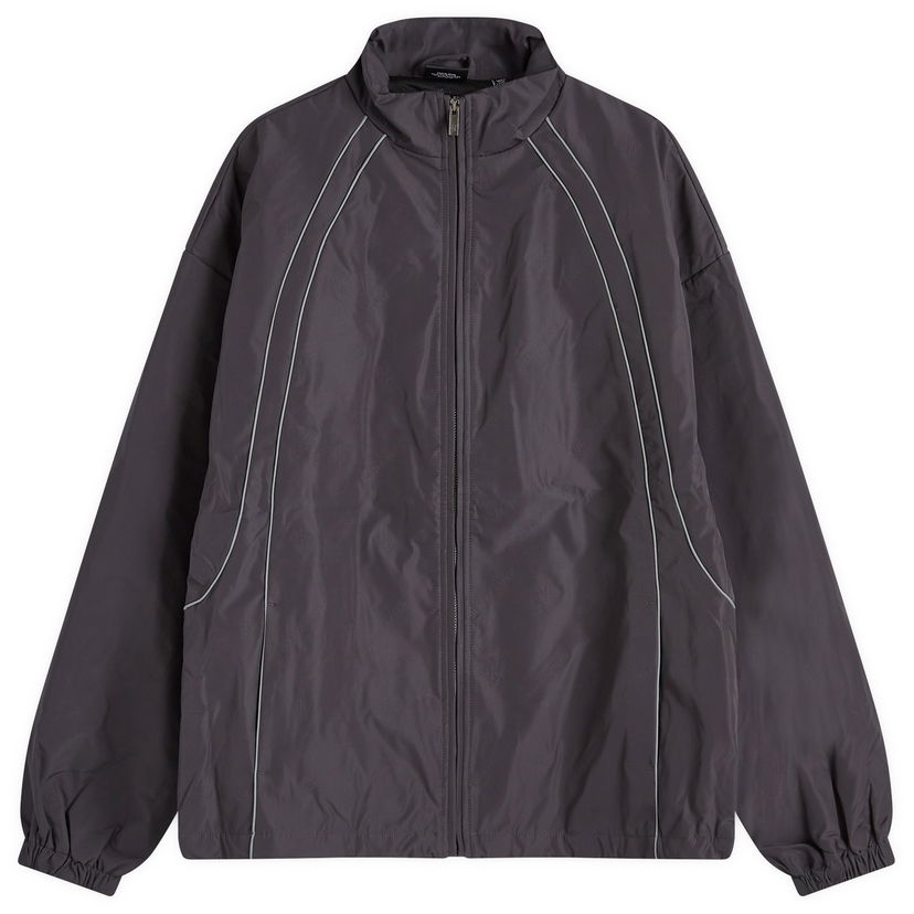 Vjetrovka DAILY PAPER Taye Logo Track Jacket Obsidian Black Size Large Crna | 2421099