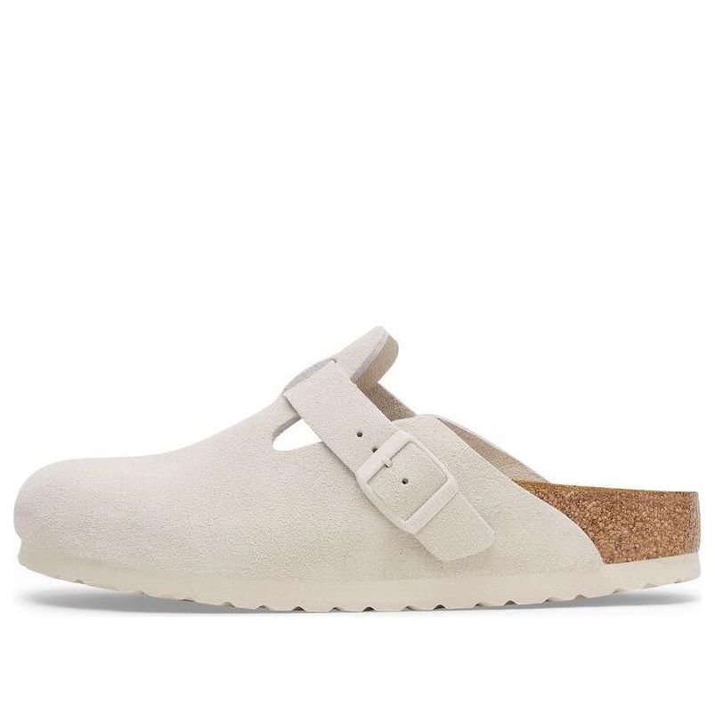 Tenisice i cipele Birkenstock Boston Soft Footbed Suede Sandals Bijela | 1027667