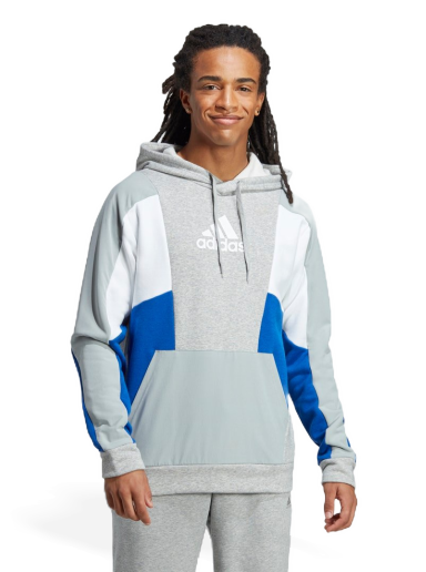 Dukserice adidas Performance Essentials Colorblock Hoodie Siva | HY5930