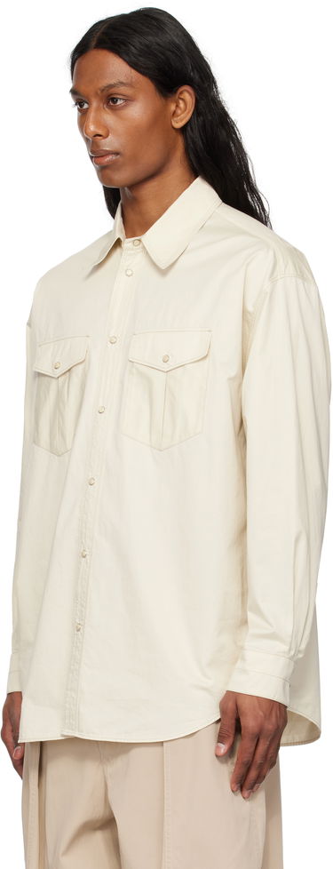 Košulja LEMAIRE Lemaire Western Shirt Bež | SH1145 LF1207, 3