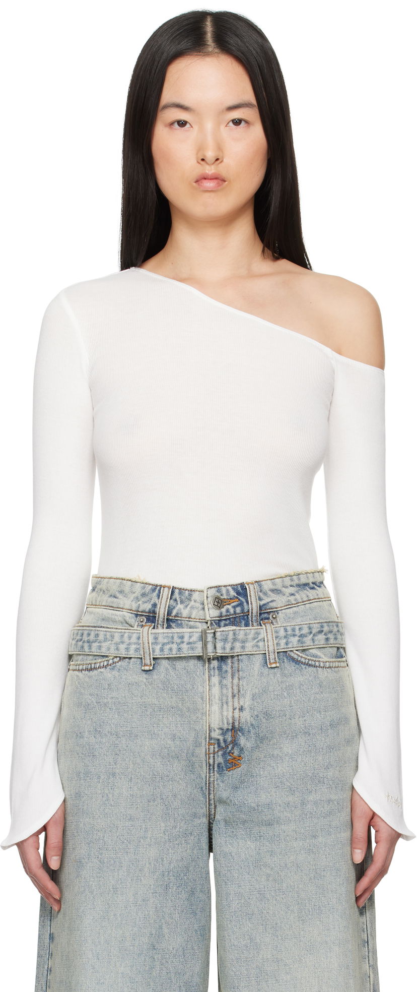 Body Ksubi Ksubi Blessings Love Sleeve Top Bijela | WSP25FT015
