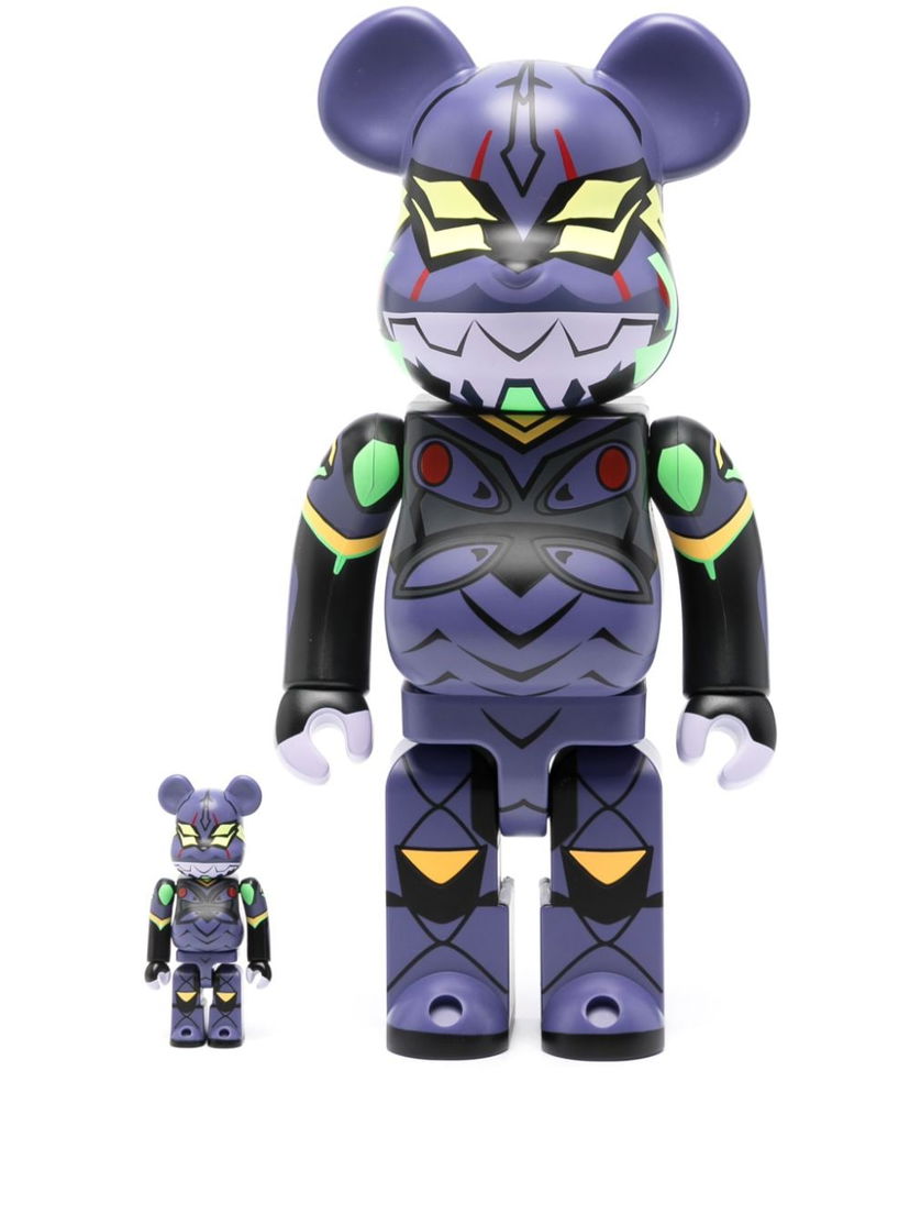 Kolekcionarsko Medicom Toy Bearbrick NGE graphic-print toy - Purple Tamnoplava | EVA1340021029472