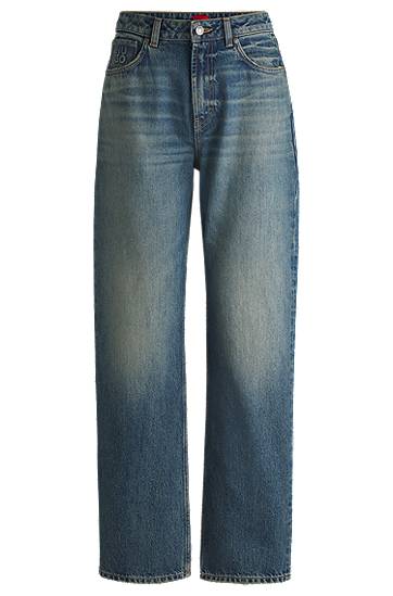 Jeans BOSS Relaxed Fit Tinted Jeans Plava | 50530319