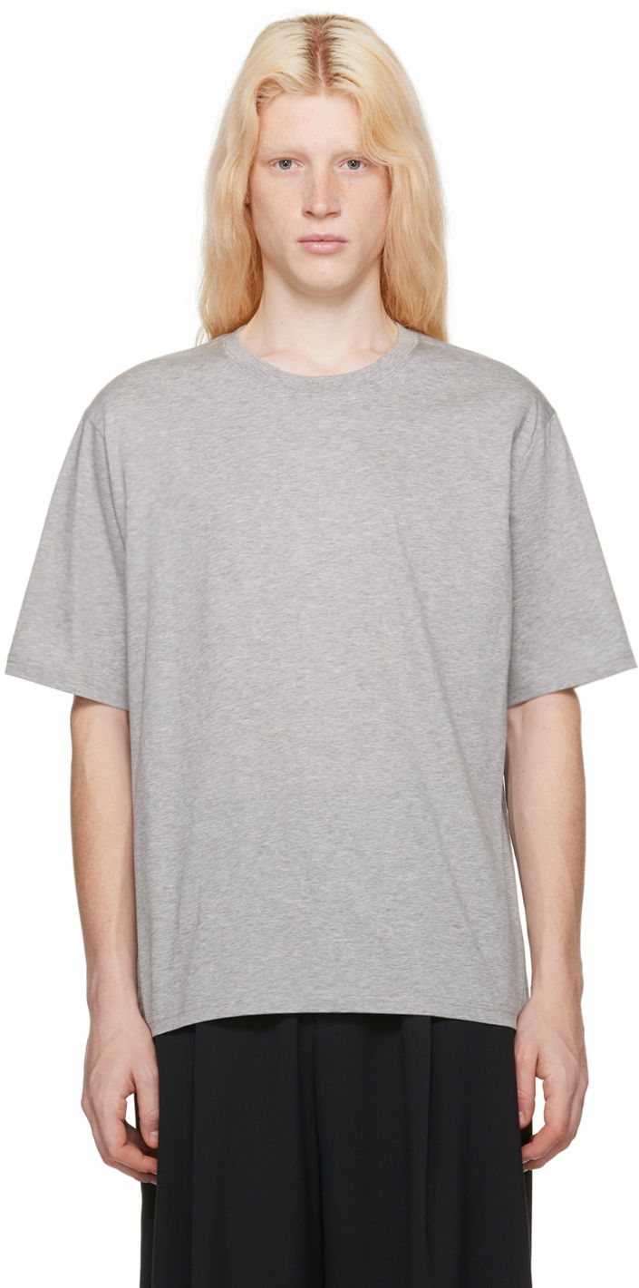 Majica kratkih rukava Studio Nicholson Studio Nicholson Bric T-Shirt Siva | BRIC SNM-911, 0